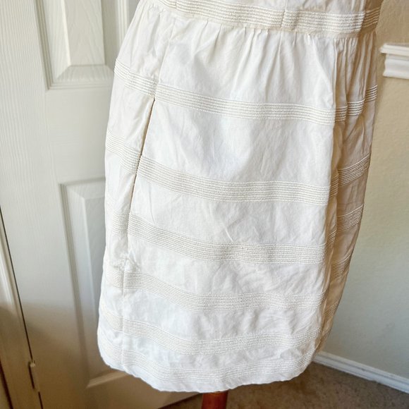 J. Crew Ivory Strapless Ginny Mini Dress - Picture 6 of 14